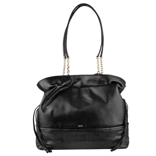BOLSA MÉDIA SHOPPING SAMMY SCHUTZ PRETO