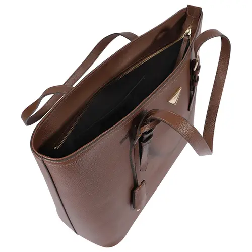 BOLSA GRANDE SHOPPING LIESSE SCHUTZ MARROM