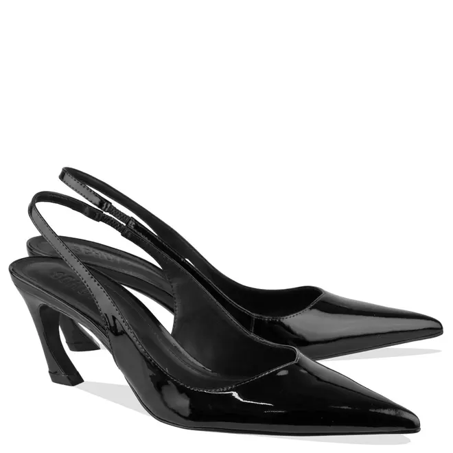 SCARPIN SALTO MÉDIO SLINGBACK LEXI SCHUTZ PRETO