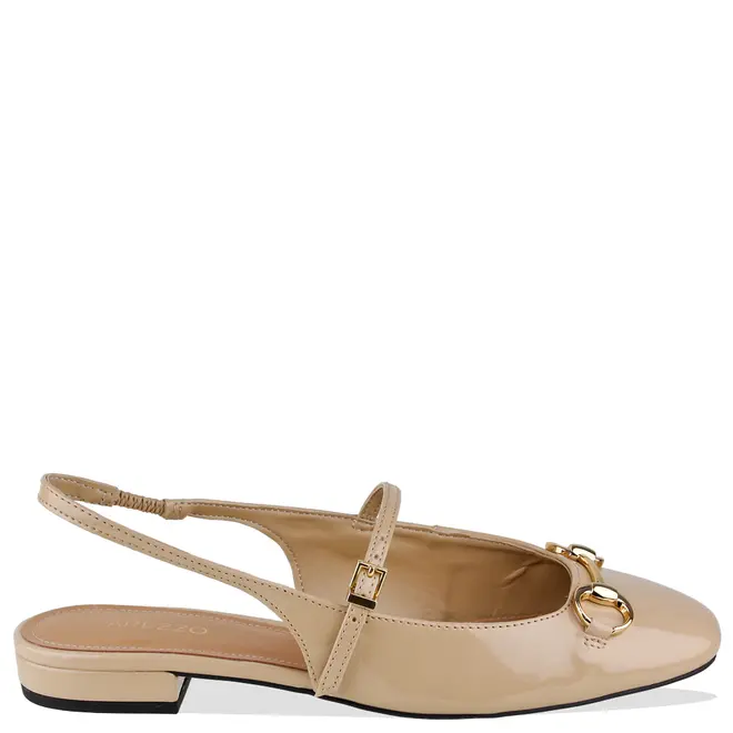 SAPATILHA BONECA SLINGBACK AREZZO BEGE