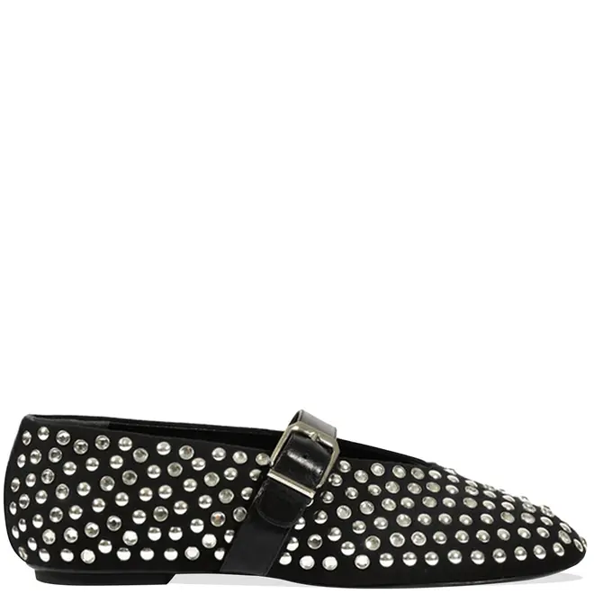 SAPATILHA VICKIE STUDS SCHUTZ PRETO