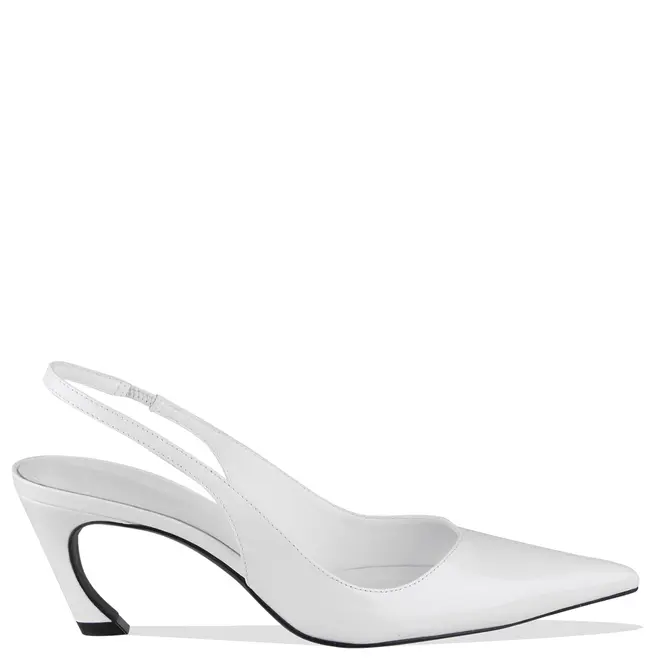 SCARPIN SALTO MÉDIO SLINGBACK LEXI SCHUTZ BRANCO