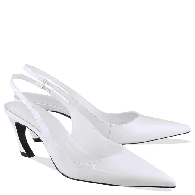 SCARPIN SALTO MÉDIO SLINGBACK LEXI SCHUTZ BRANCO