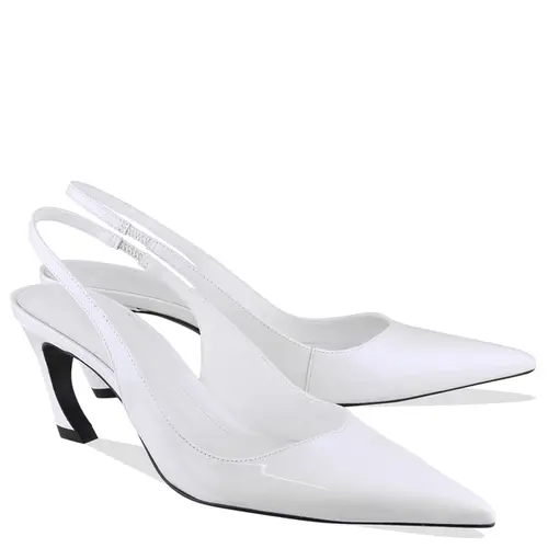 SCARPIN SALTO MÉDIO SLINGBACK LEXI SCHUTZ BRANCO