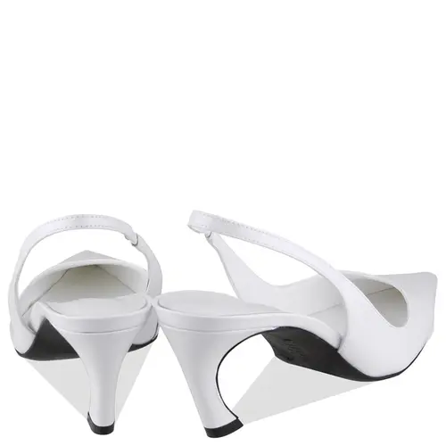 SCARPIN SALTO MÉDIO SLINGBACK LEXI SCHUTZ BRANCO