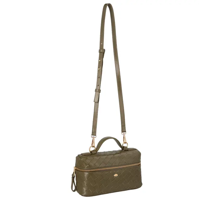 BOLSA PEQUENA TRESSÊ VANITY LUIZA BARCELOS VERDE