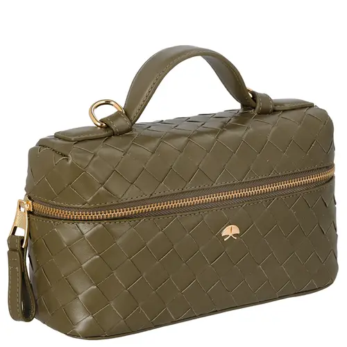 BOLSA PEQUENA TRESSÊ VANITY LUIZA BARCELOS VERDE