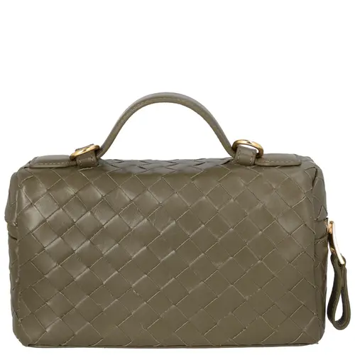 BOLSA PEQUENA TRESSÊ VANITY LUIZA BARCELOS VERDE