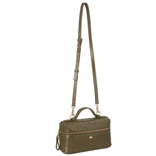BOLSA PEQUENA TRESSÊ VANITY LUIZA BARCELOS VERDE