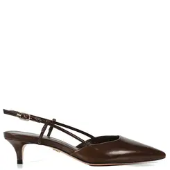 SCARPIN SALTO BAIXO CASSIE PAULA TORRES MARROM
