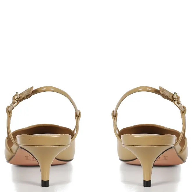 SCARPIN SALTO BAIXO CASSIE PAULA TORRES BEGE