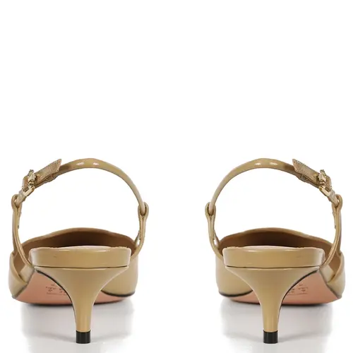 SCARPIN SALTO BAIXO CASSIE PAULA TORRES BEGE