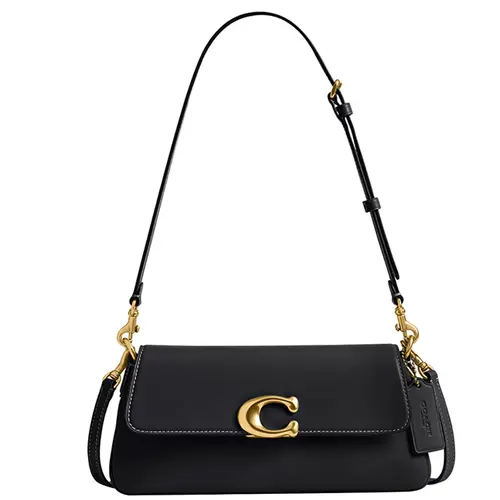 BOLSA COACH NEW YORK JET SHOULDER PRETO
