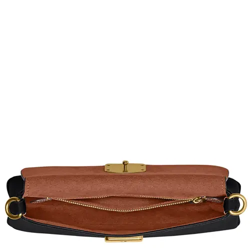 BOLSA COACH NEW YORK JET SHOULDER PRETO