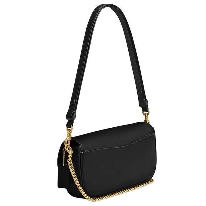 BOLSA COACH NEW YORK BROOK FLAP CHAIN PRETO