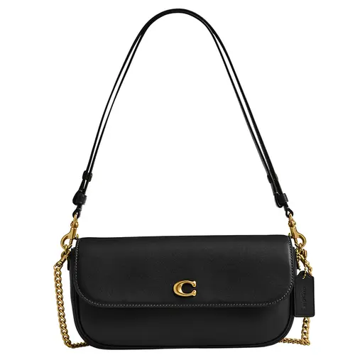 BOLSA COACH NEW YORK BROOK FLAP CHAIN PRETO