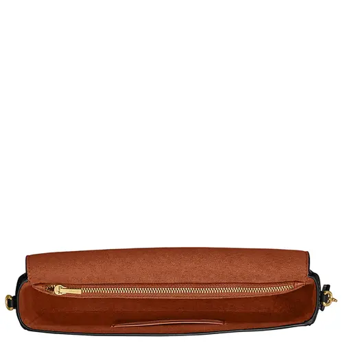 BOLSA COACH NEW YORK BROOK FLAP CHAIN PRETO