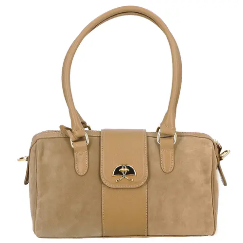 BOLSA MÉDIA LUIZA BARCELOS BEGE