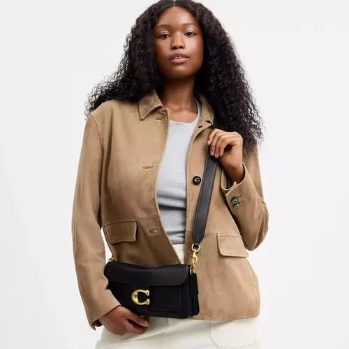 BOLSA COACH NEW YORK TABBY SHOULDER 26 PRETO