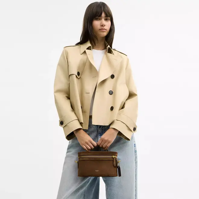 BOLSA COACH NEW YORK TRAIL BAG CARAMELO