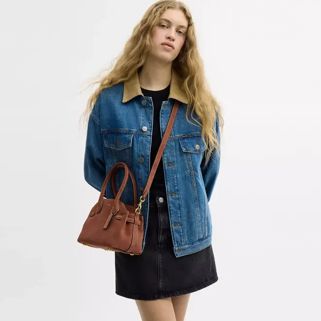 BOLSA COACH NEW YORK EMPIRE 21 MARROM