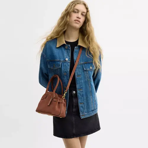 BOLSA COACH NEW YORK EMPIRE 21 MARROM