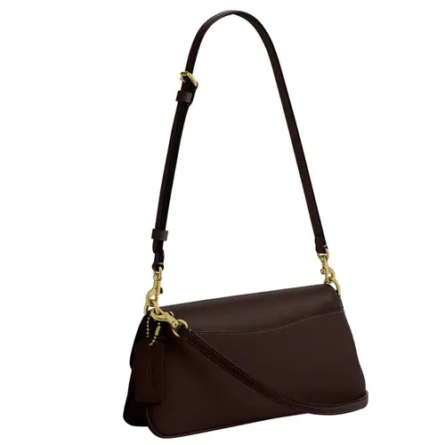 BOLSA COACH NEW YORK JET SHOULDER MARROM