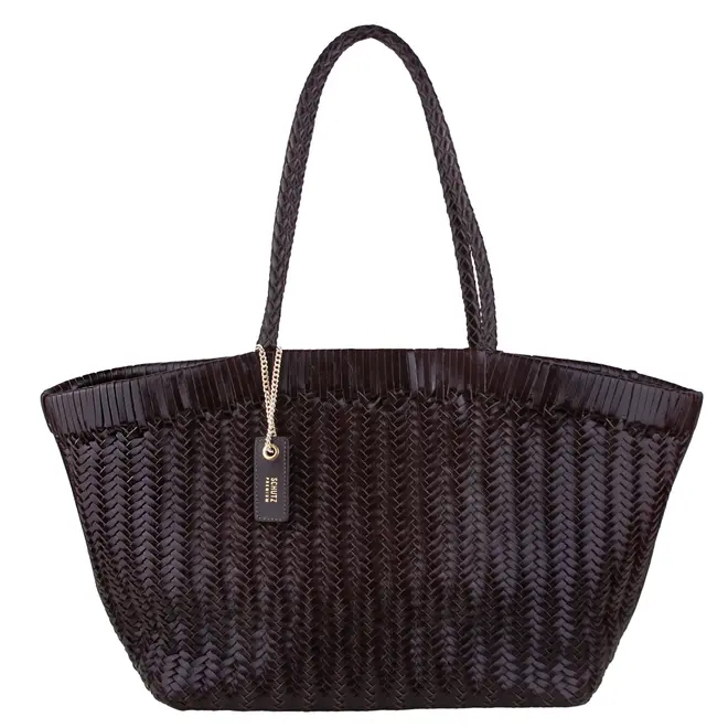BOLSA MÉDIA TOTE TRESSÊ SCHUTZ MARROM
