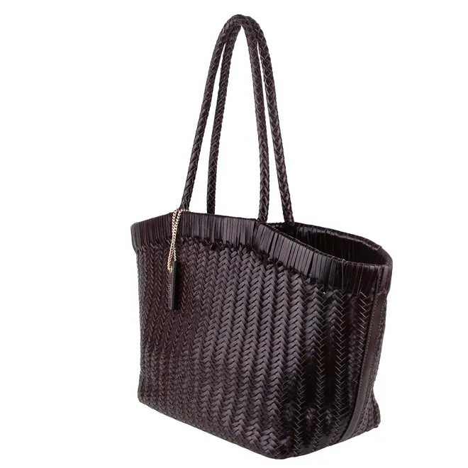 BOLSA MÉDIA TOTE TRESSÊ SCHUTZ MARROM
