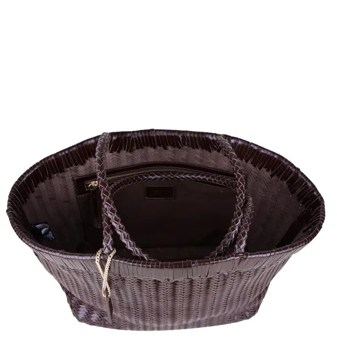 BOLSA MÉDIA TOTE TRESSÊ SCHUTZ MARROM