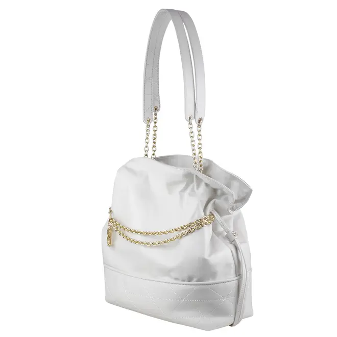 BOLSA MÉDIA SHOPPING SAMMY SCHUTZ BRANCO