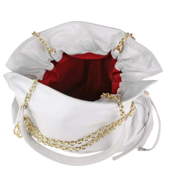 BOLSA MÉDIA SHOPPING SAMMY SCHUTZ BRANCO