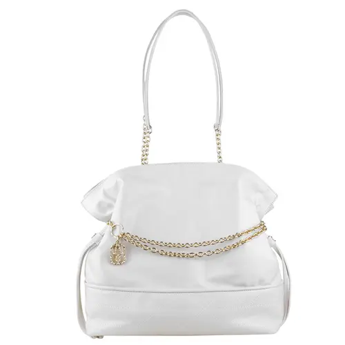 BOLSA MÉDIA SHOPPING SAMMY SCHUTZ BRANCO