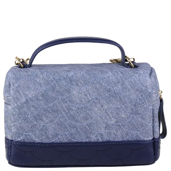 BOLSA PEQUENA VANITY LUIZA BARCELOS AZUL