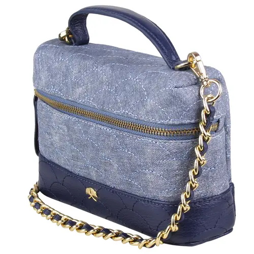 BOLSA PEQUENA VANITY LUIZA BARCELOS AZUL