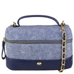 BOLSA PEQUENA VANITY LUIZA BARCELOS AZUL