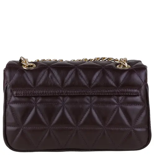 BOLSA MÉDIA MATELASSÊ 944 SCHUTZ MARROM