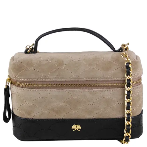 BOLSA PEQUENA VANITY LUIZA BARCELOS BEGE
