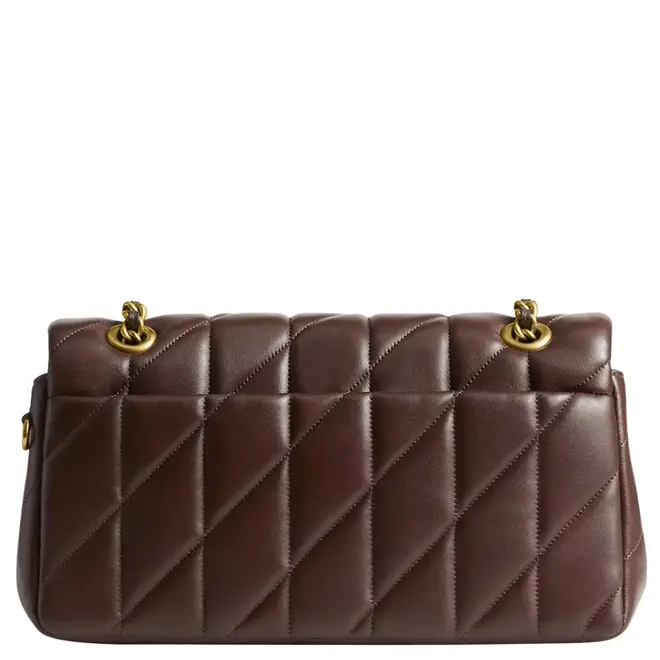 BOLSA COACH NEW YORK TABBY SHOULDER 26 MARROM