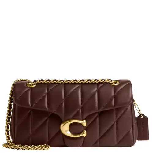 BOLSA COACH NEW YORK TABBY SHOULDER 26 MARROM