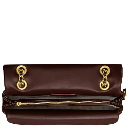 BOLSA COACH NEW YORK TABBY SHOULDER 26 MARROM