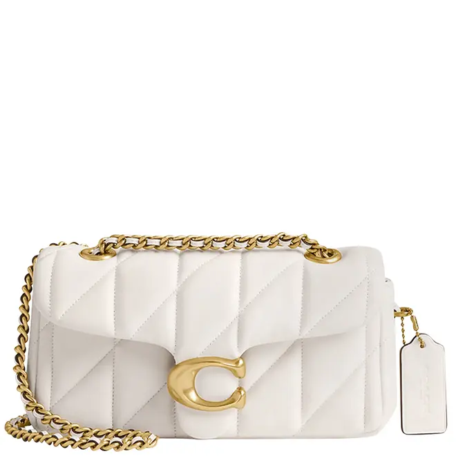 BOLSA COACH NEW YORK TABBY SHOULDER 20 BRANCO