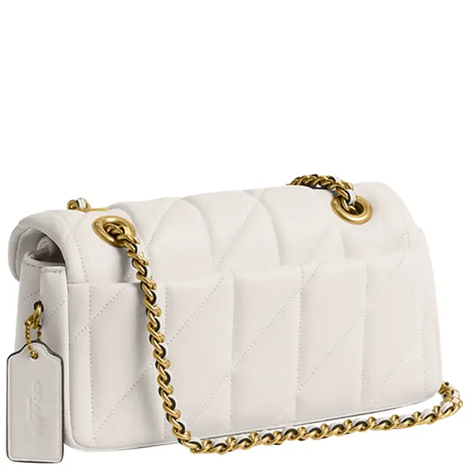BOLSA COACH NEW YORK TABBY SHOULDER 20 BRANCO