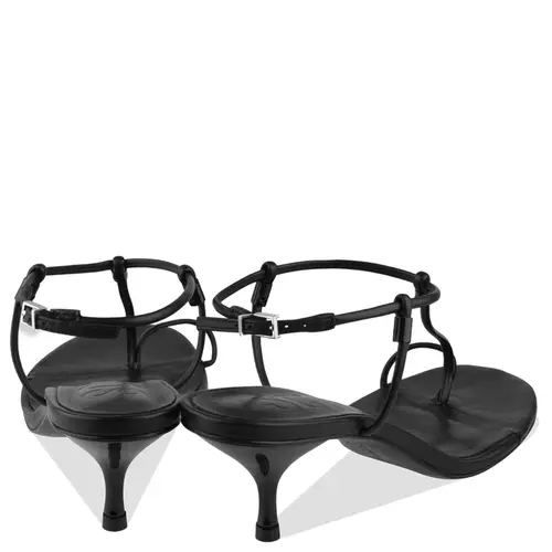 SANDÁLIA SALTO MÉDIO SCHUTZ PRETO