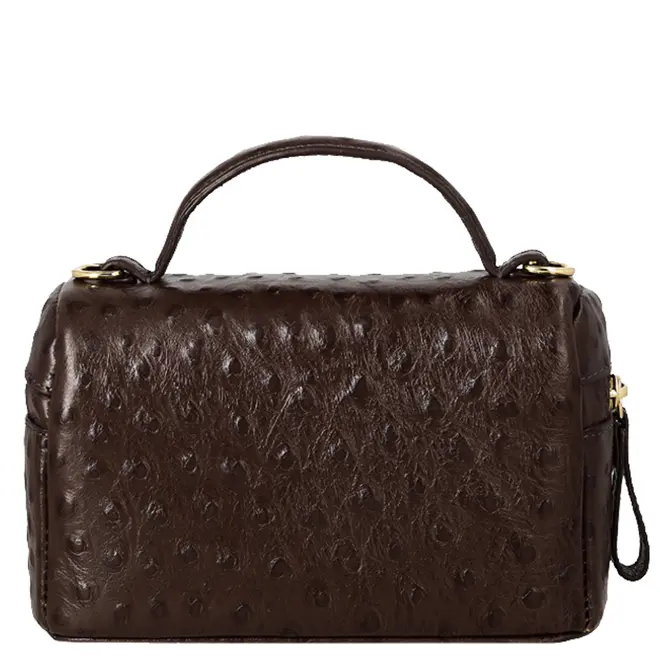 BOLSA PEQUENA VANITY LUIZA BARCELOS MARROM