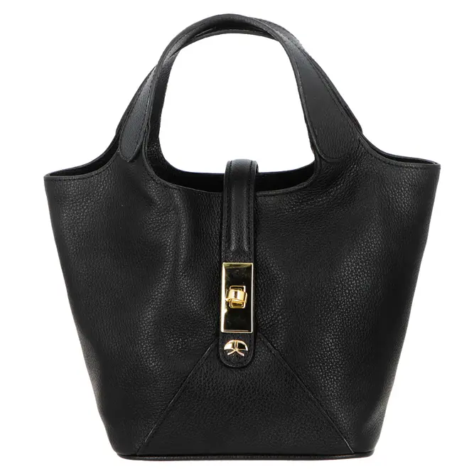 BOLSA MÉDIA LUIZA BARCELOS PRETO