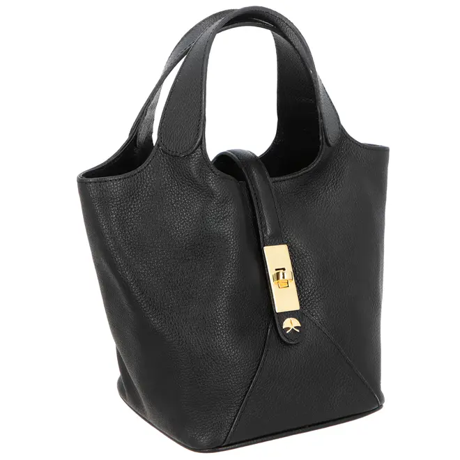 BOLSA MÉDIA LUIZA BARCELOS PRETO