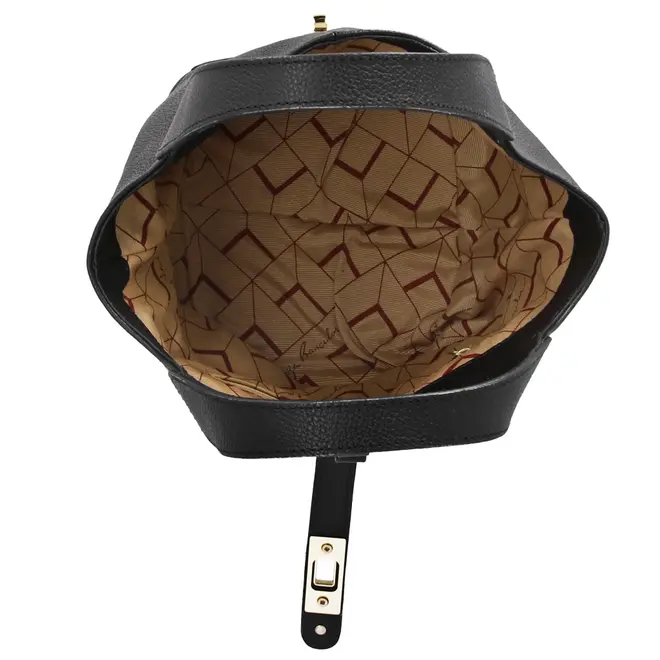 BOLSA MÉDIA LUIZA BARCELOS PRETO