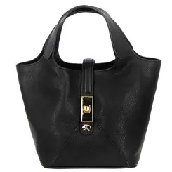 BOLSA MÉDIA LUIZA BARCELOS PRETO