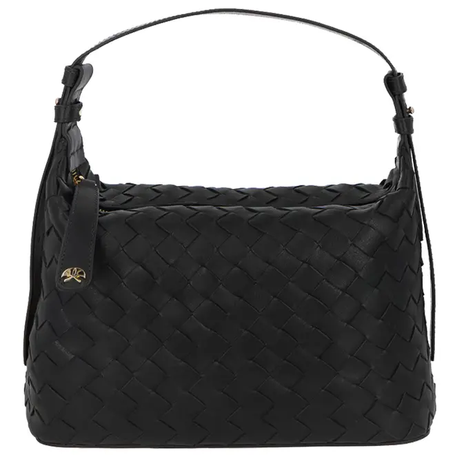 BOLSA MÉDIA LUIZA BARCELOS PRETO